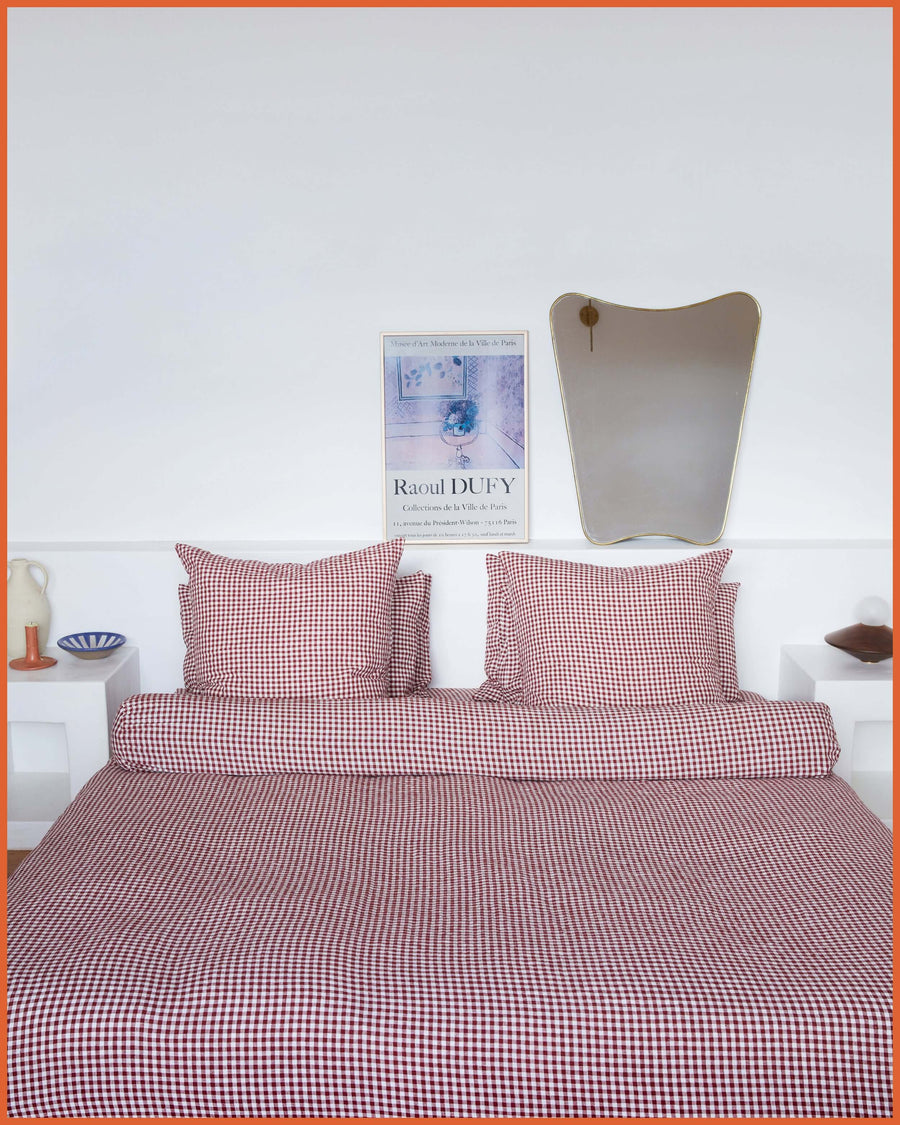DUVET SET · MULBERRY GINGHAM ·