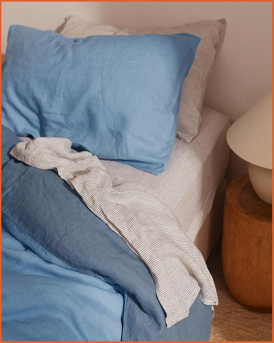 DUVET SET · OCEAN & LAKE BLUE · KIDS