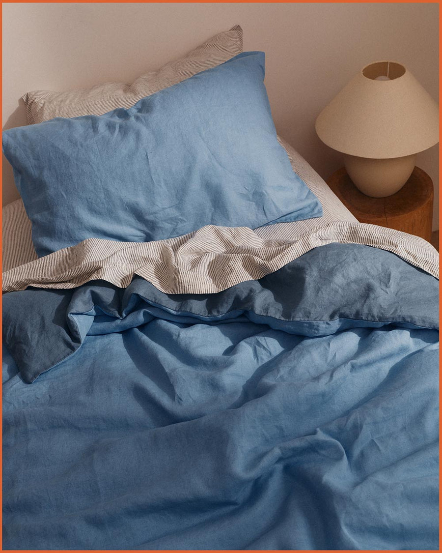 DUVET SET · OCEAN & LAKE BLUE · KIDS