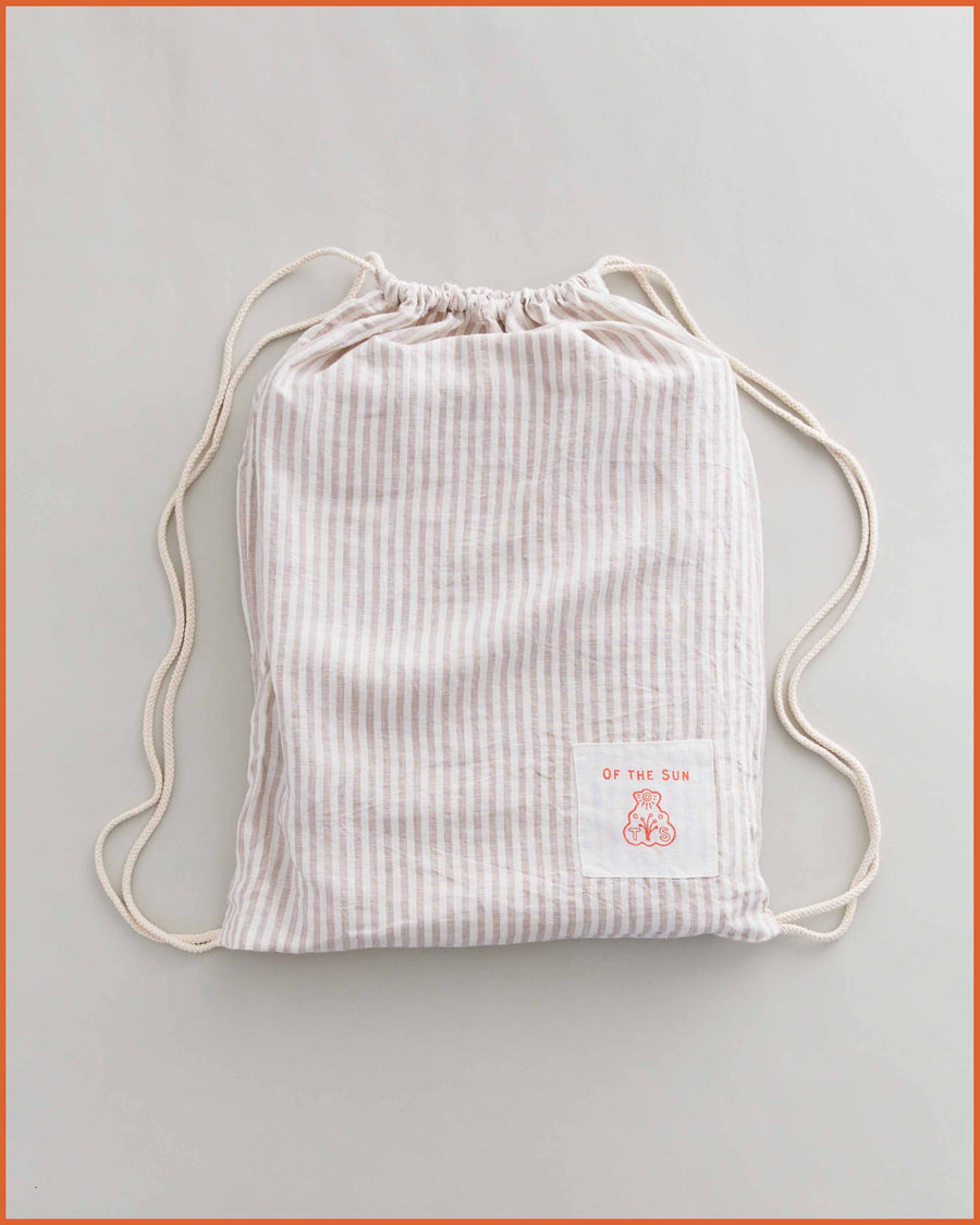 SHEET SET · FLAX STRIPE ·