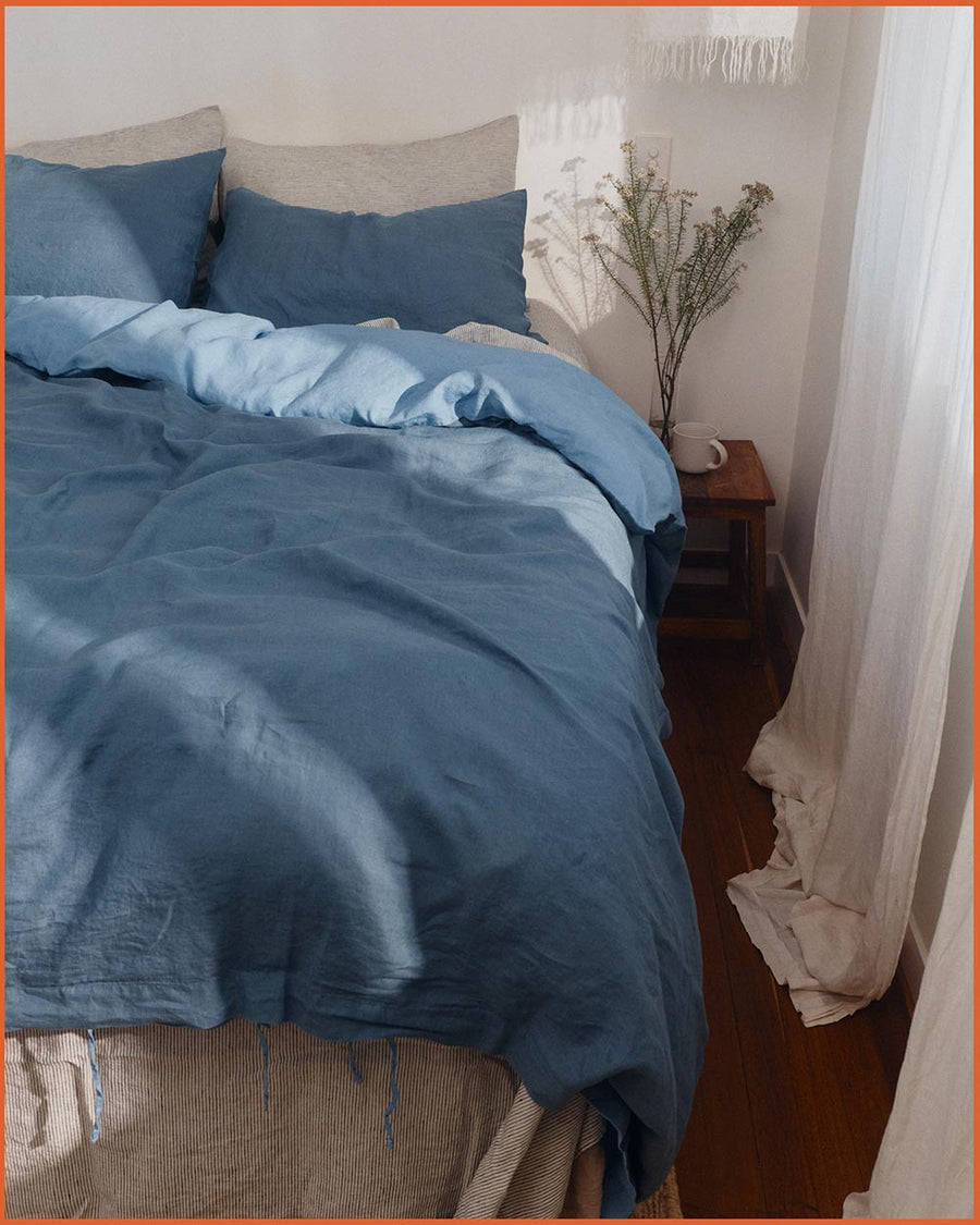 DUVET SET · LAKE & OCEAN BLUE ·