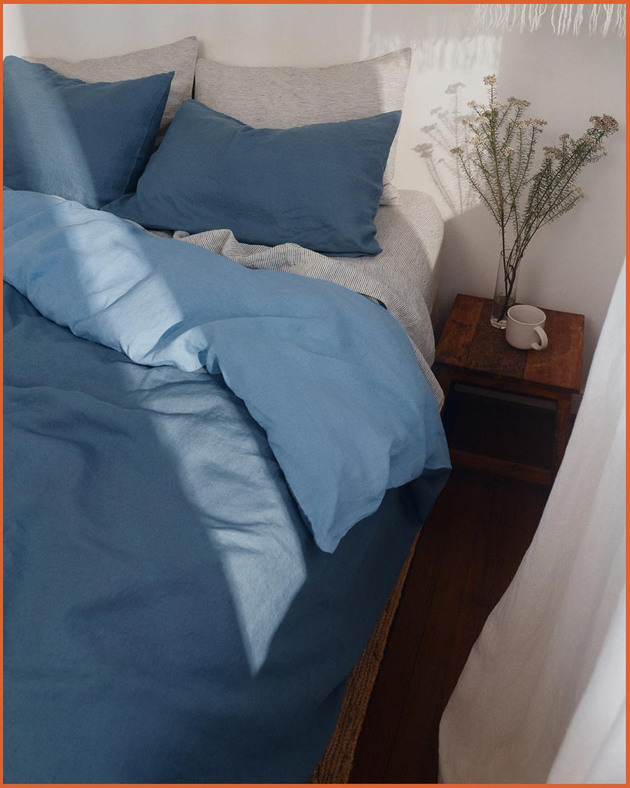 DUVET SET · LAKE & OCEAN BLUE ·