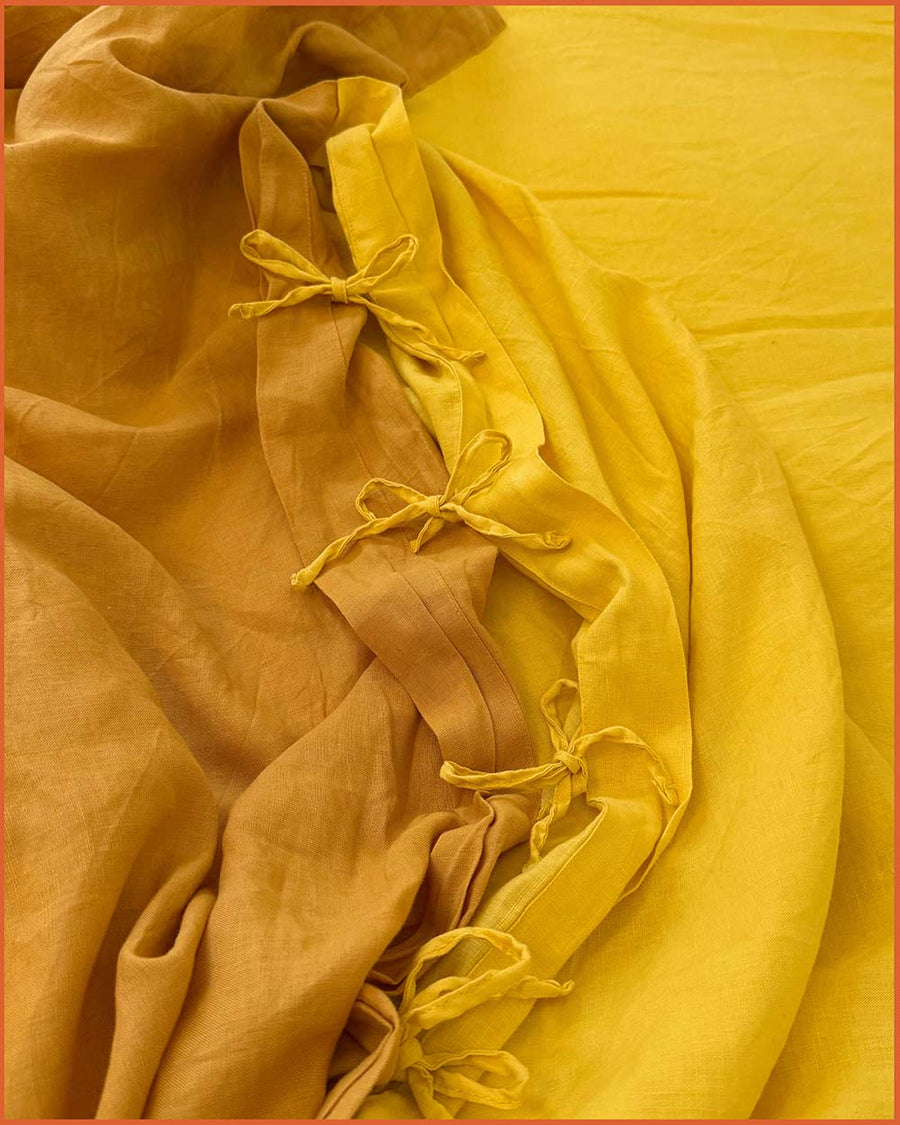 DUVET SET · MARIGOLD & LEMON YELLOW ·