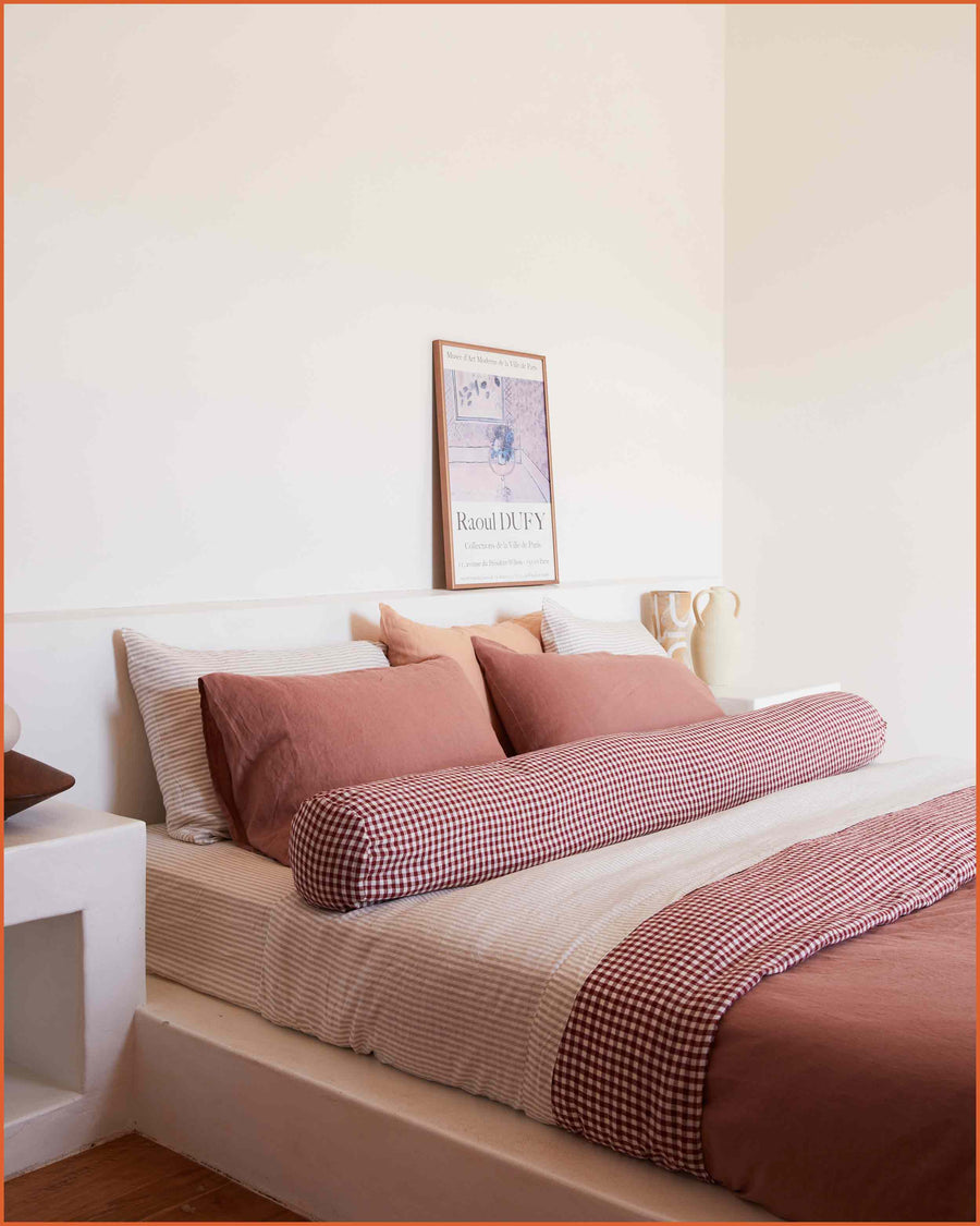 DUVET SET · ROSE & MULBERRY GINGHAM · KIDS ·