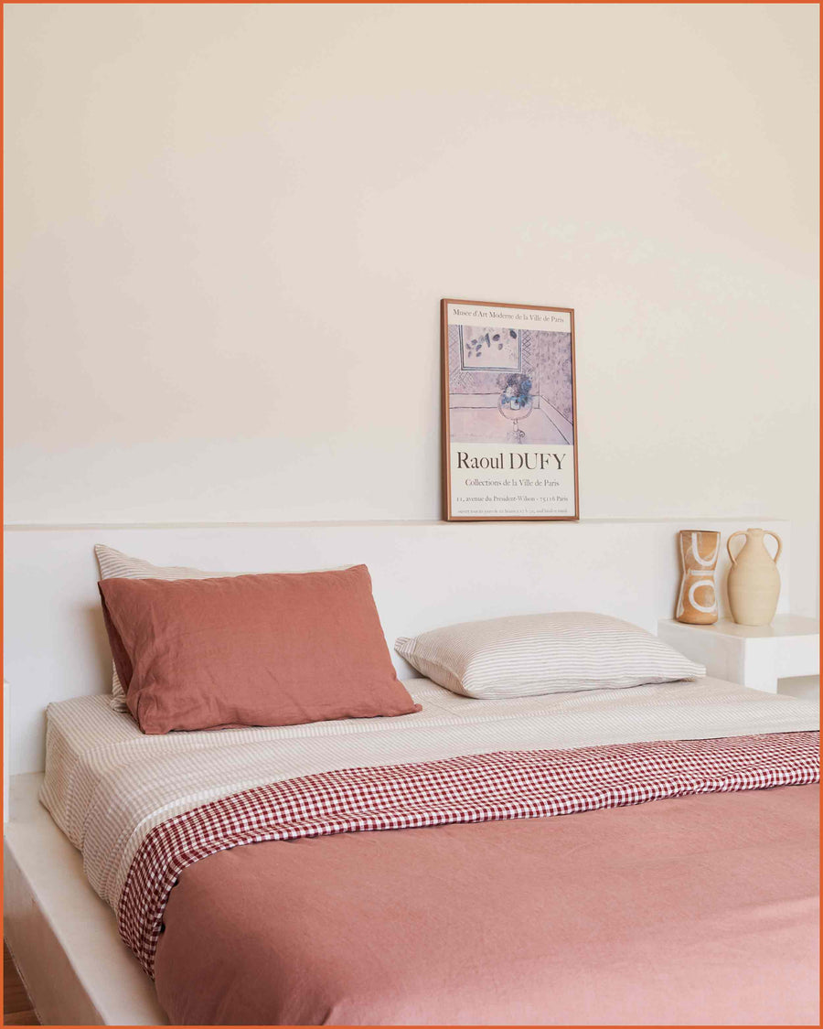 DUVET SET · ROSE & MULBERRY GINGHAM · KIDS ·