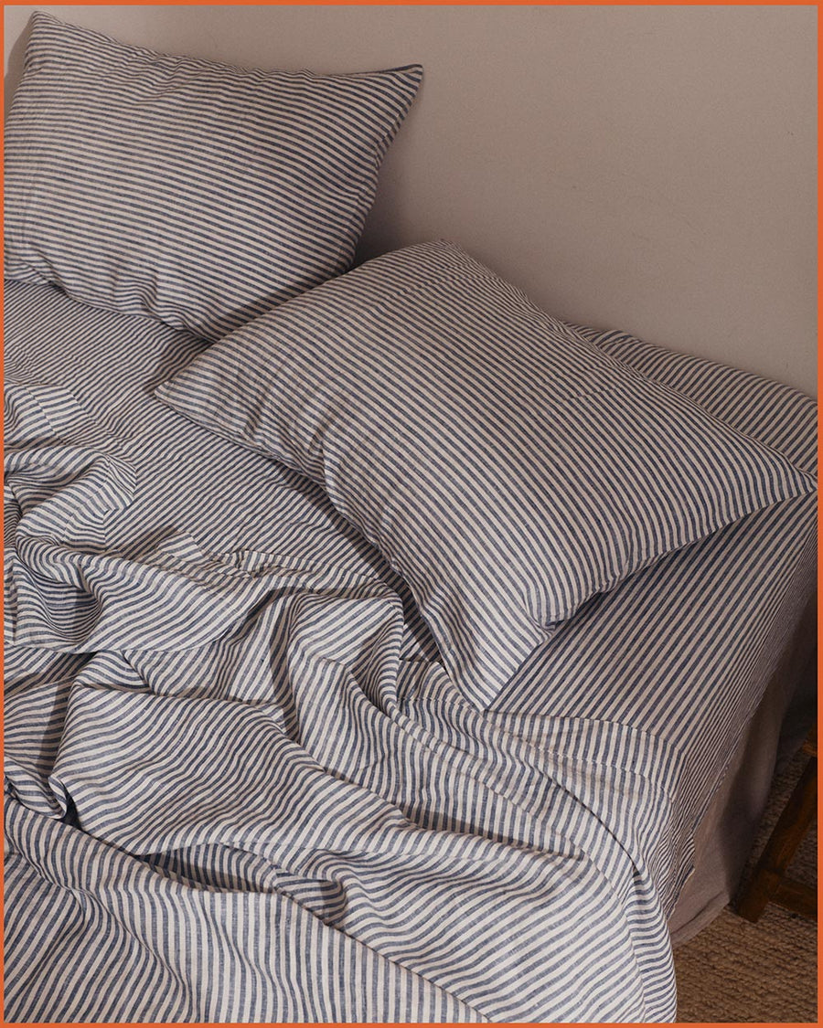SHEET SET · POOL STRIPE