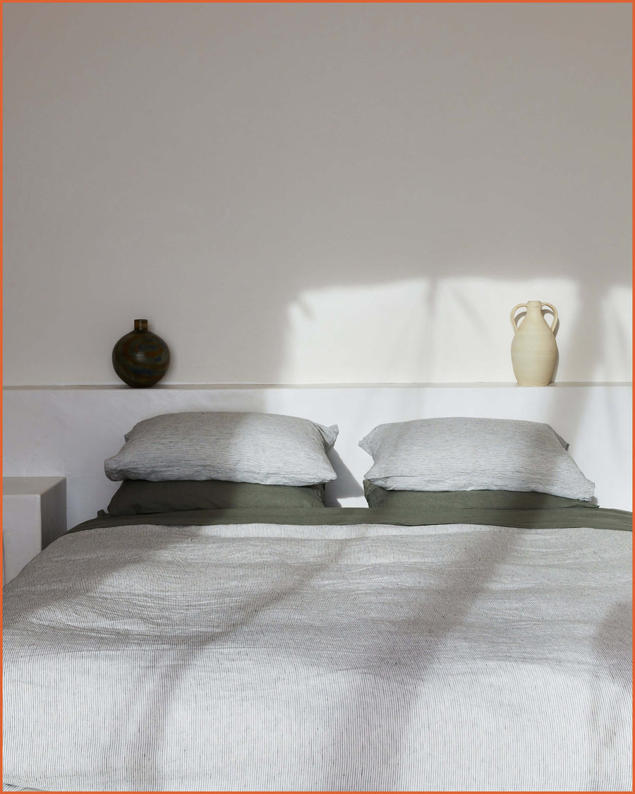 DUVET SET · MINI STRIPE & CUMULUS ·
