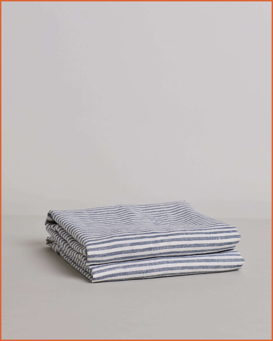 EUROPEAN PILLOW SLIP SET · POOL STRIPE